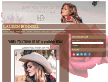 Tablet Screenshot of laurenbonnell.com